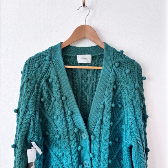 Aritzia Wilfred Alps Pom Pom Cardigan - Picture 4 of 7